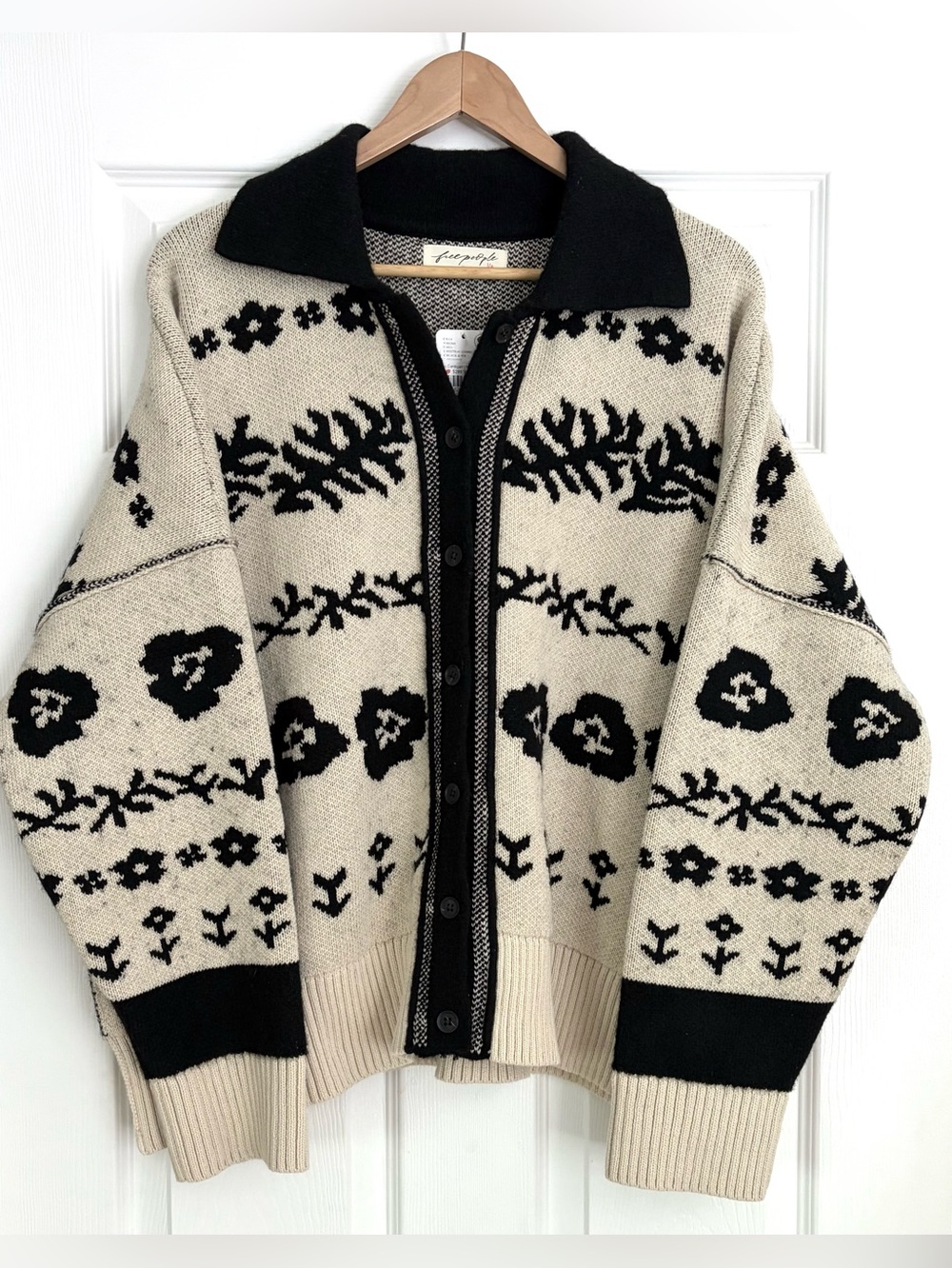NWT Free People Shelby Cardi Size L - Picture 3 of 6